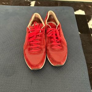 Ferragamo red sneakers